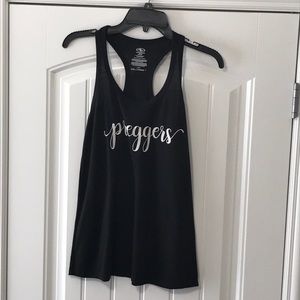 “preggers” tank top